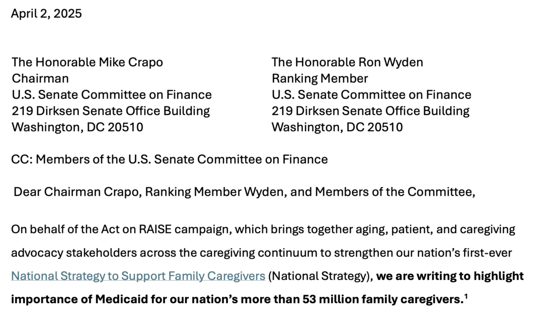 Sign on Letter Medicaid Cuts – Senate Finance Committee